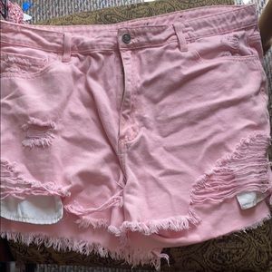 Fashion nova pink shorts
